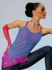 Dance Costume Jazz Tap Skate Art Stone Child Size top only Its like that