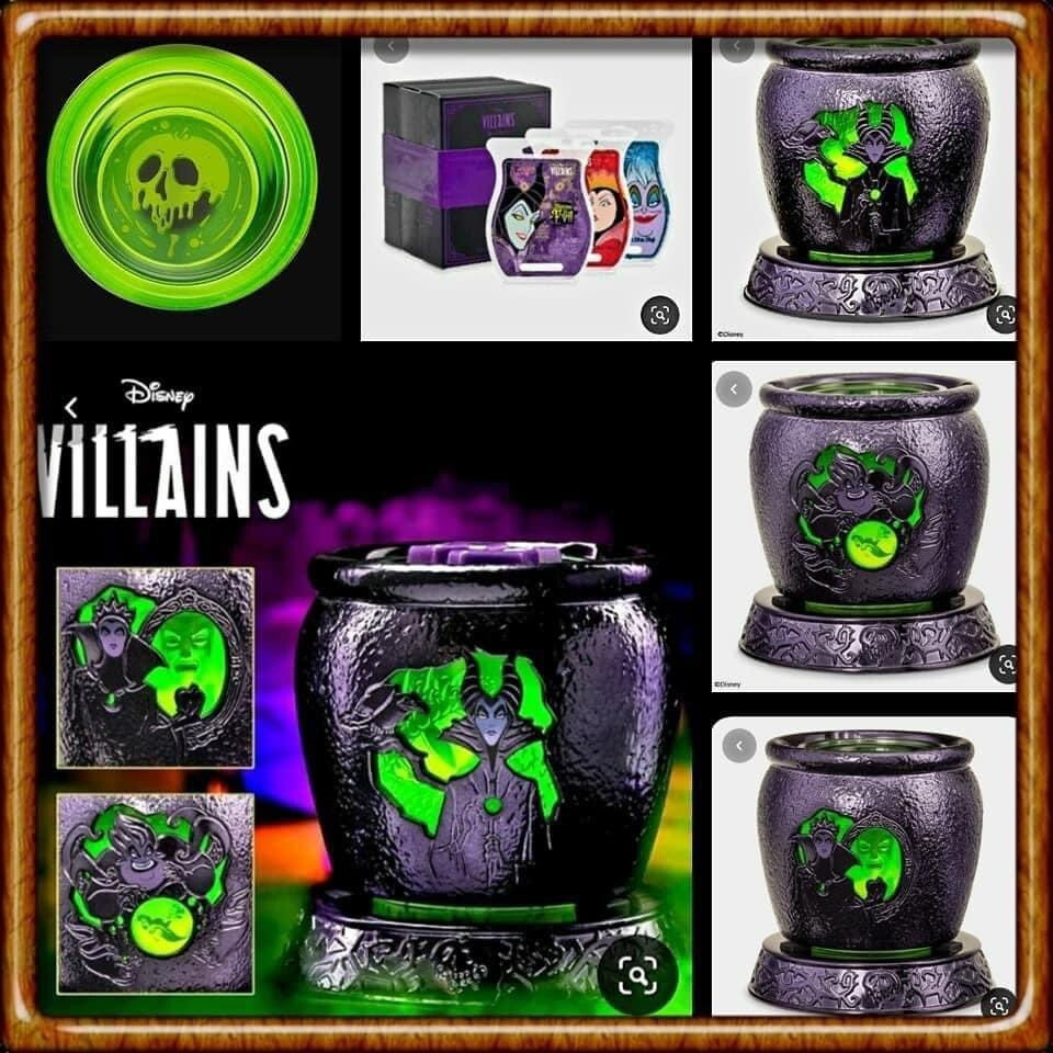 Disney Villains LE Scentsy Wax Warmer SET NEW Maleficent Evil Queen SEALED eBay
