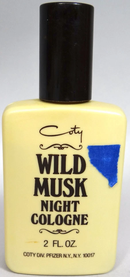 Colonia nocturna Coty Wild Musk para hombre de colección fórmula original 2 oz ¡huele genial! Foto 2 de 4