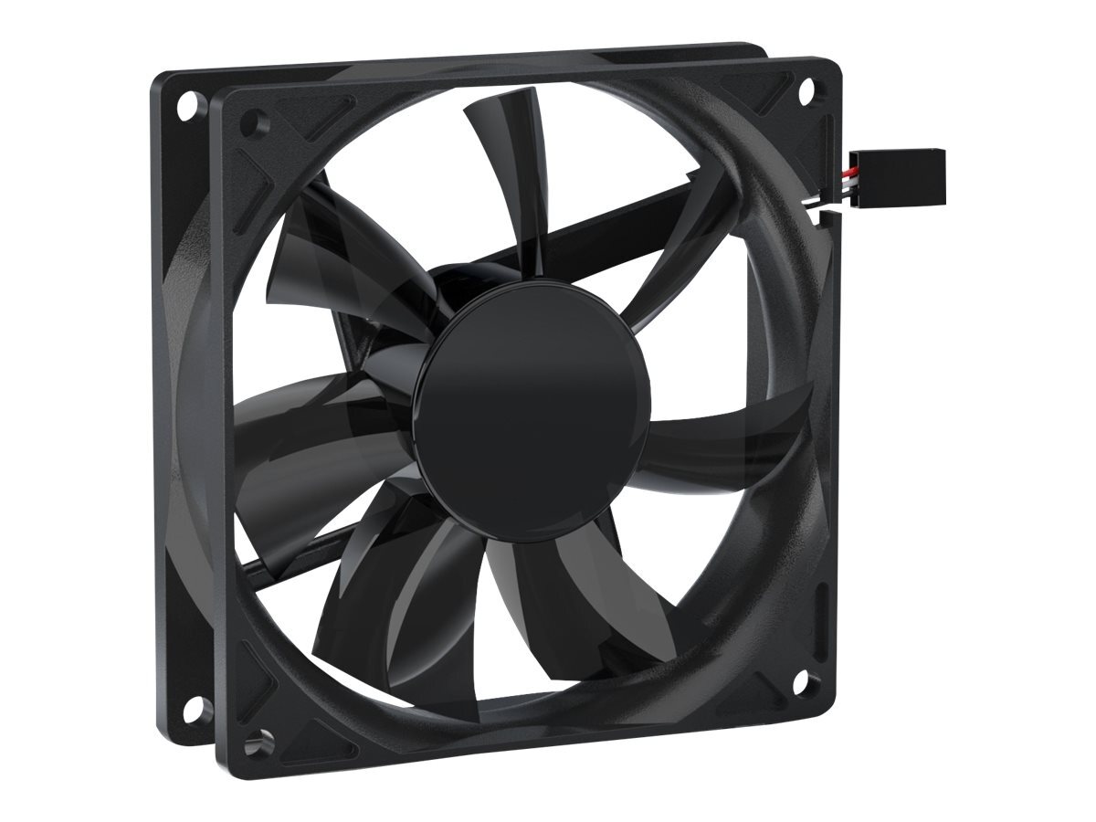 Noiseblocker BlackSilentPRO PE-1 Case fan 92 mm matte black Case fan ITR-PE-1