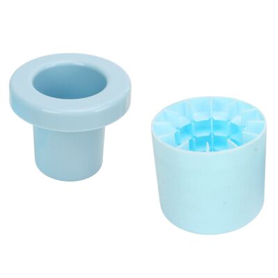 BS Cylinder Silicone Ice Cube Mould 60 Ice Cubes Blue Silicone 3D Ice Cubes