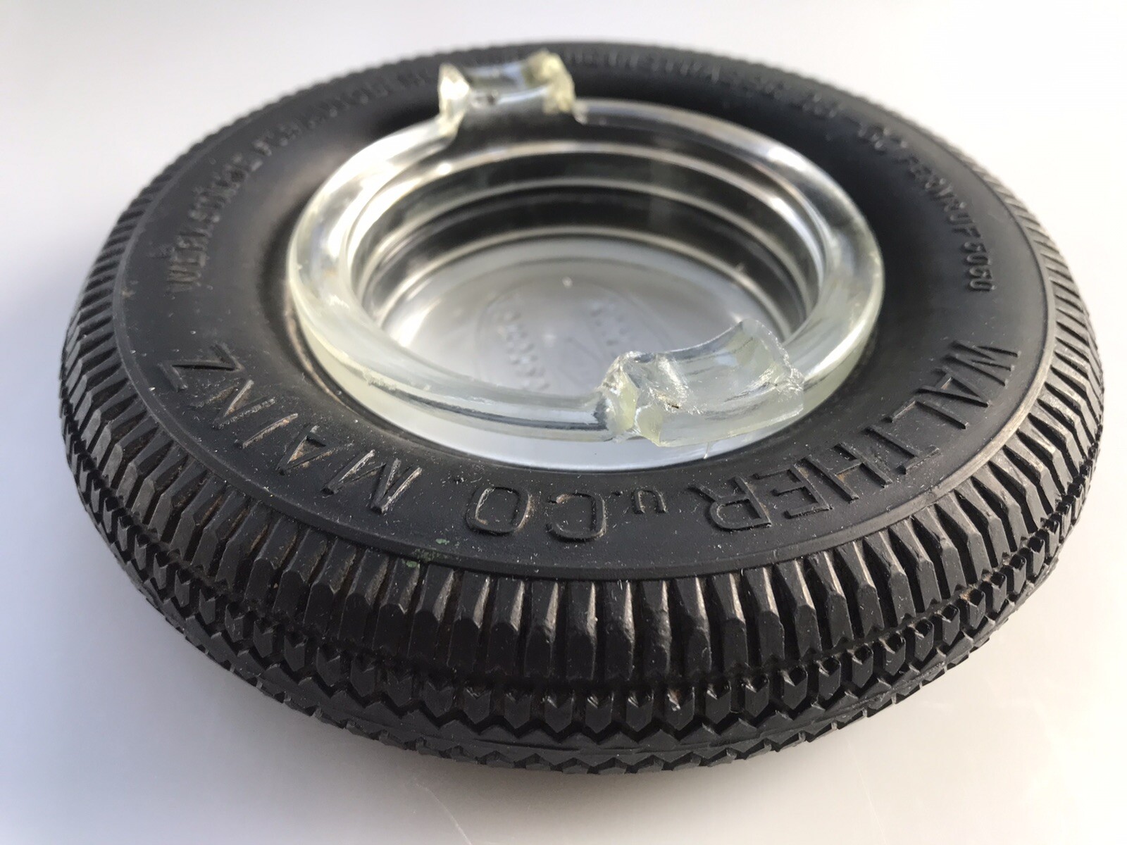 FIRESTONE PHOENIX WALTHER MAINZ VINTAGE ADVERTISING RUBBER CAR TIRE