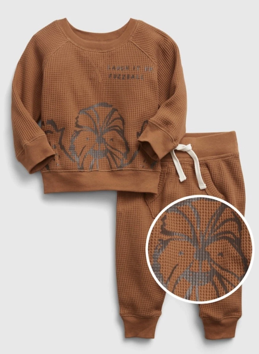 Gap Baby Boys Star Wars Chewbacca Waffle Knit Outfit Set NWT Size
