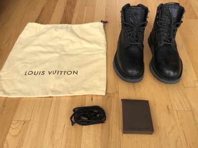 lv black boots