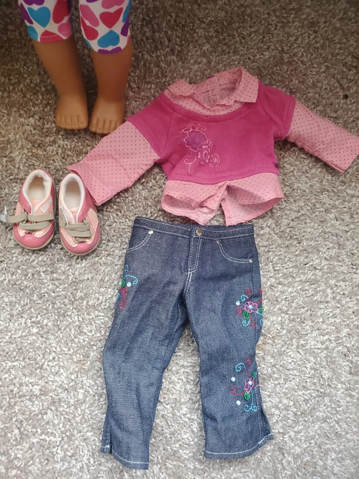 Lote de 3 muñecas Pleasant Company y American Girl con zapatos y ropa. PLS DESCRIPTI Foto 4 de 4