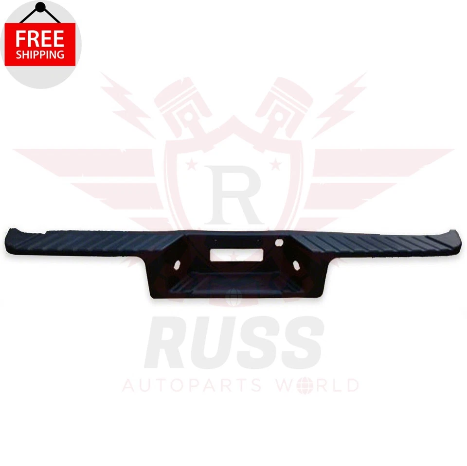 Fits 2004-2008 Ford F-150 Ford Rear Bumper Face Bar Step Pad Molding Trim Black Foto 2 de 4