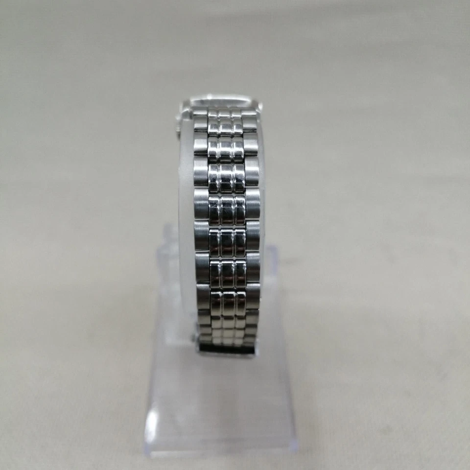 Reloj para mujer ULYSSE NARDN cara cuadrada correa plateada cuerda manual Foto 2 de 4