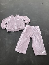 Puma toddler gray and white athletic track suit, size 18 months