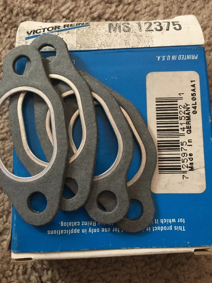 Victor MS12375 Juego de 4 juntas de colector de escape NOS Foto 2 de 4