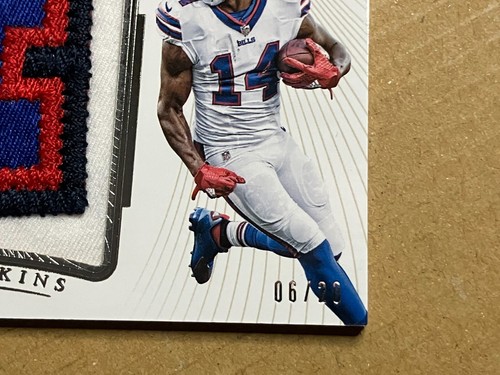 (2) 2015 Flawless SAMMY WATKINS Game Worn Patch /20 - Matching - Bills - Picture 8 of 8