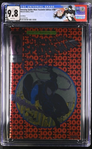 Amazing Spider-Man: Facsimile Ed. #300 CGC 9.8 - 2023 Marvel FOIL & Custom Label