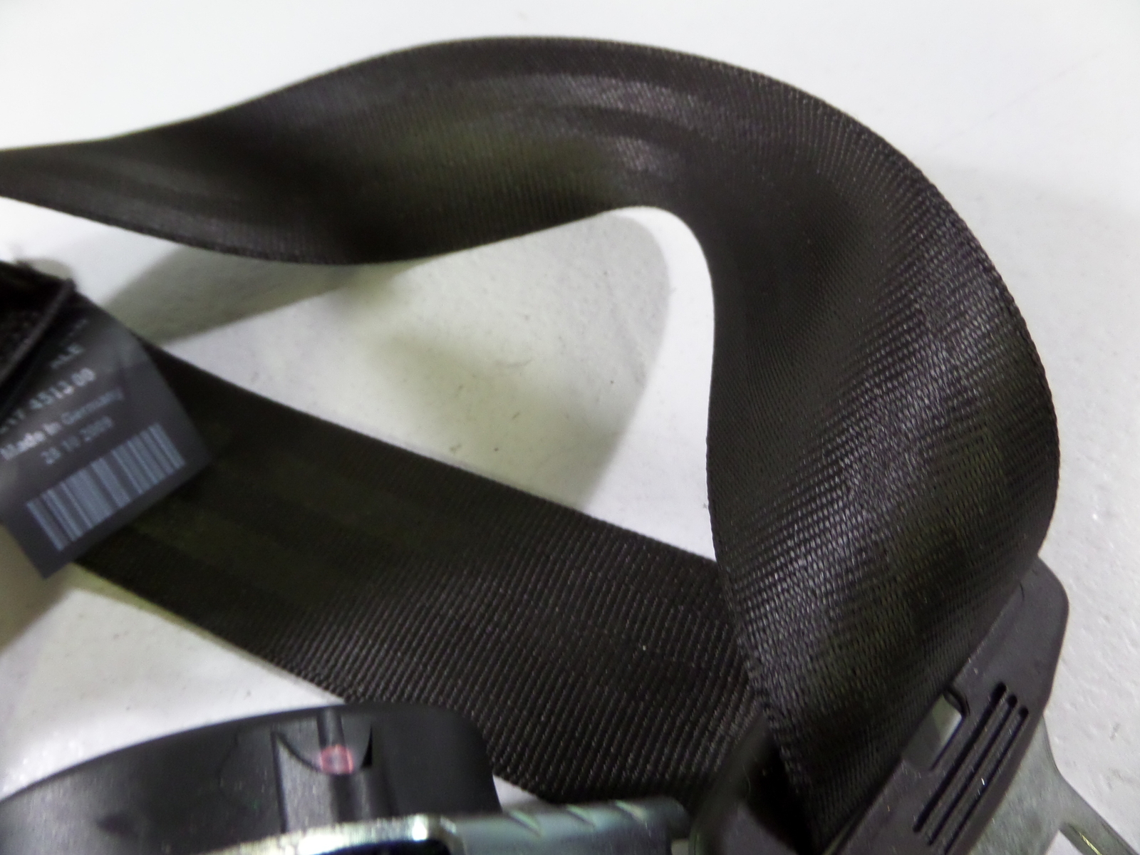 06-13 Bentley Continental Flying Spur Rear Middle Seat Belt Assembly BURNT OAK