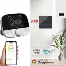 New Wireless WiFi Thermostats Tuya Battrery Smart Digital Temperature Controller
