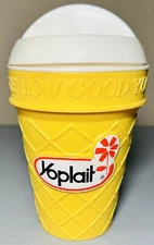 Vintage 1986 Yoplait Frozen Yogurt Maker Insulated Cone General Mills VG Cond