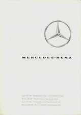 Mercedes-Benz Saloons Exterior Colours 1964 UK Market Multilingual Brochure