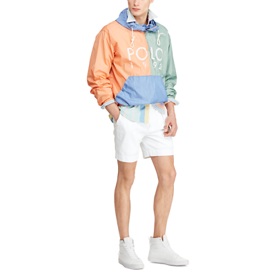 NWT Polo Ralph Lauren Bear CP93 Color Block patchwork Retro 1992