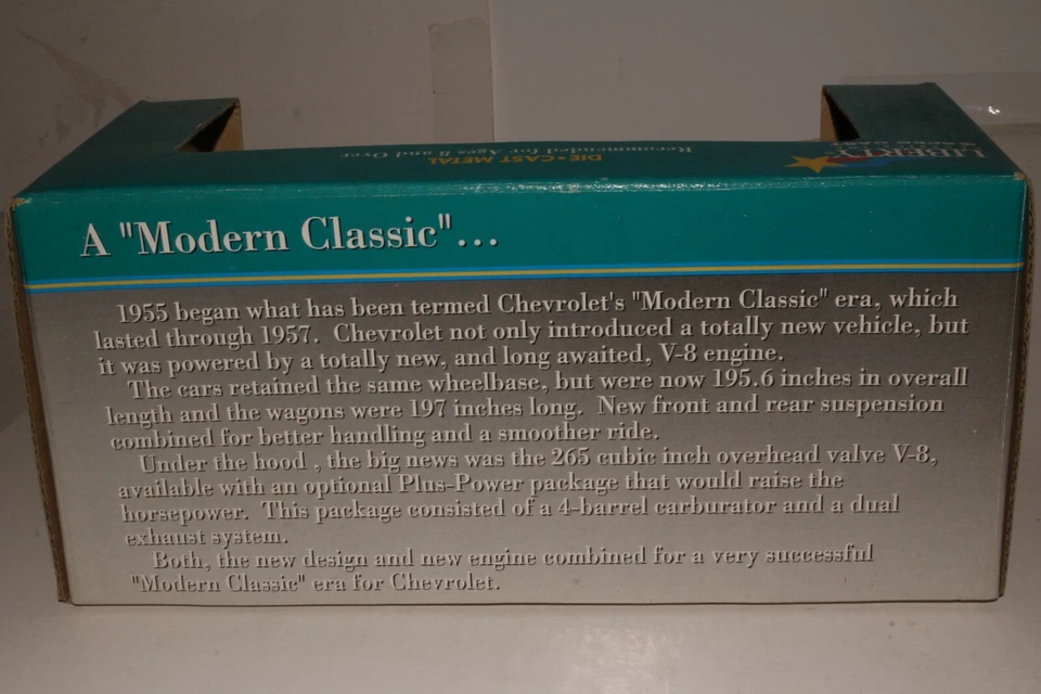 Chevrolet Liberty Classics 1955 sedán entrega piezas Chevrolet en caja Foto 4 de 4