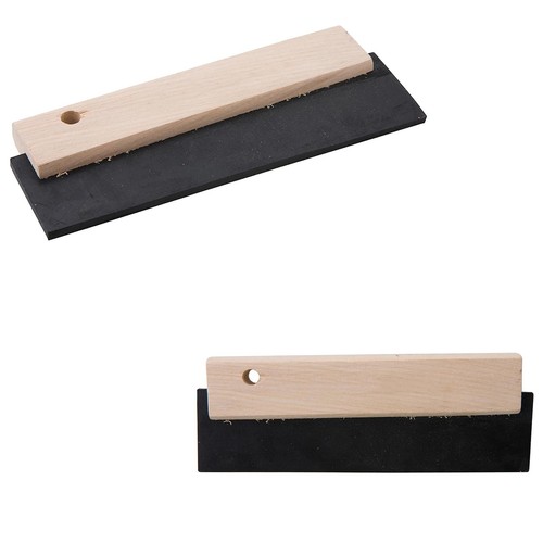 Rubber Squeegee 200mm Floor Wall Tile Grout Adhesive Applicator