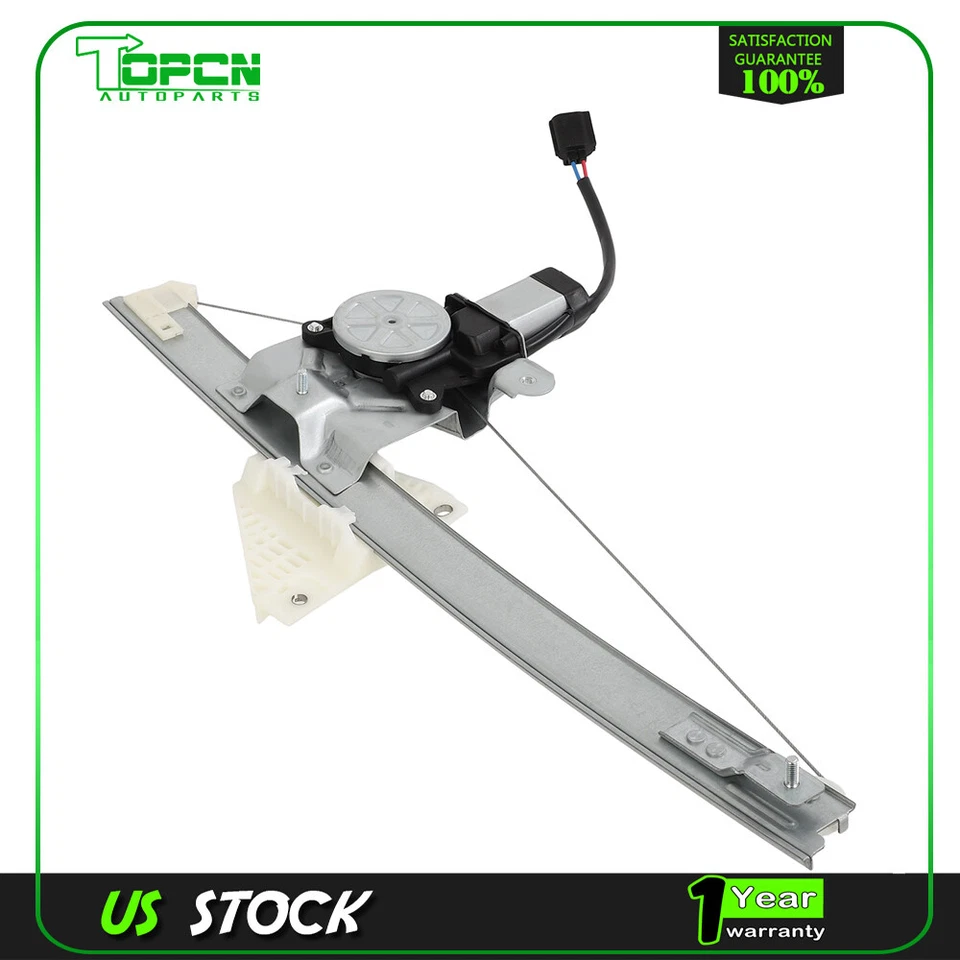 Regulador de ventana con motor trasero de 2 pines para Ford Escape 2013-2019 conductor pasajero Foto 4 de 4