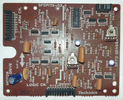 Panneau Avant De Commande Technics SL1700 Mk2 – Pièce D'occasion, SFUM172-03