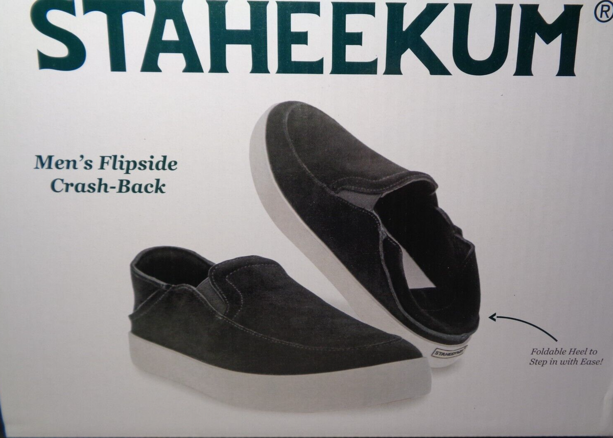 Staheekum Men\'s‎ 9 Black Suede Flipside Slip-on Loafer Shoes Staheekum Size 10 M FLIPSIDE Black Suede Slip | Mercari main image 4