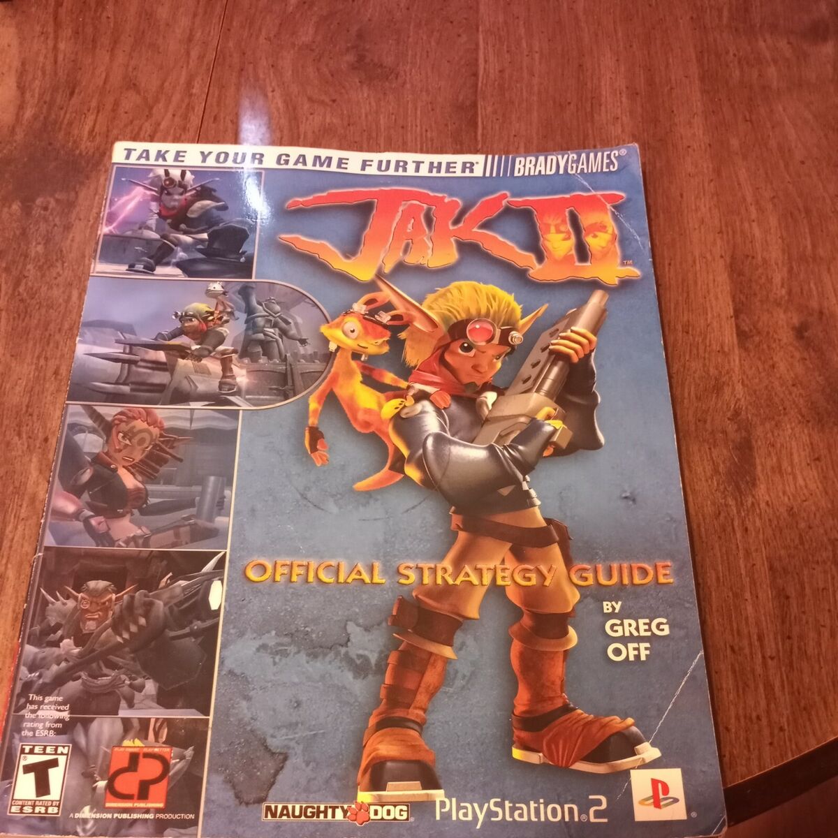 JAK II BRADYGAMES Official Strategy Guide PS2 no poster JAK II BRADYGAMES Official Strategy Guide PS2 no poster