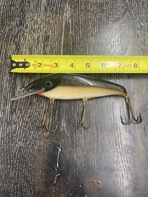 Crane Musky Muskie Pike Crankbait inch Natural Color Hand Made Wood