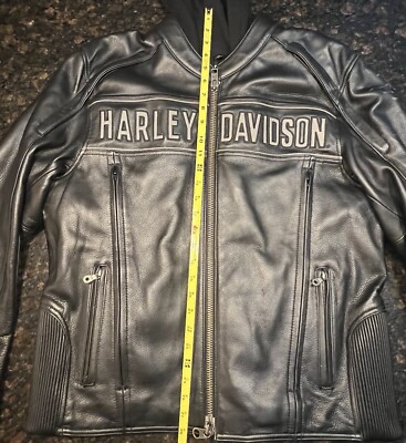 Harley Davidson Road Warrior 3 In 1 Reflective Leather Harley Davidson Road Warrior 3 In 1 Reflective Leather