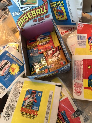 5 Vintage 80’s-90’s SUPER PACKS repacked vintage WAX w HOF cards in old wrappers - Picture 8 of 12