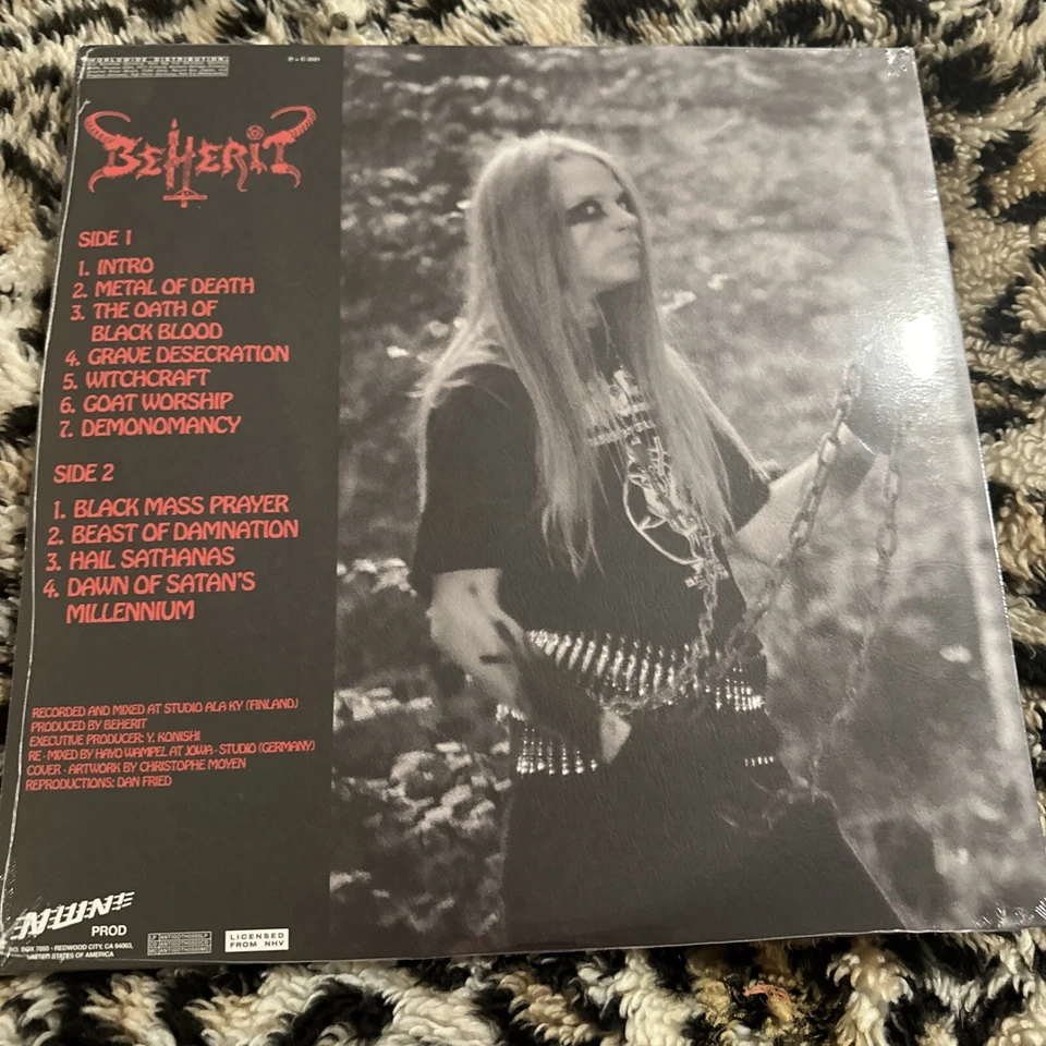 Beherit – The Oath Of Black Blood LP 2022 Nuclear War Now! [PICTURE DISC] NEW - Image 2 of 4