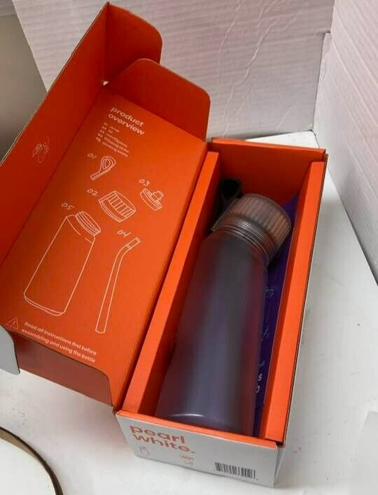 NEW Open Box Air Up Pitch Air Up Bottle 1.37pt/650ml Pearl White USA