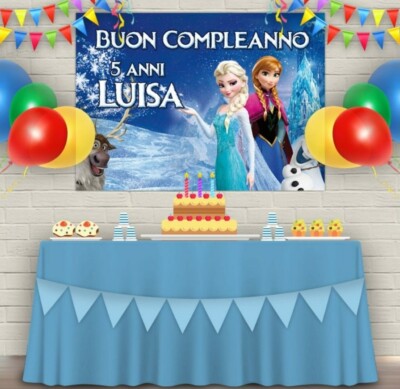 Invito Festa Di Compleanno Frozen Elsa Digitale Stampabile