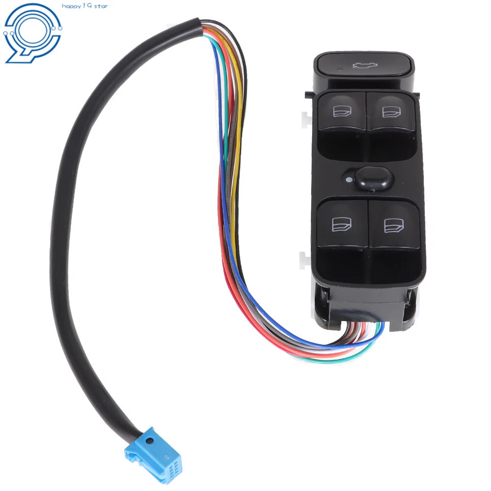 Interruptor de ventana de puerta principal eléctrico para Mercedes-Benz W209 CLK320 CLK500 2003-2009 Foto 2 de 4