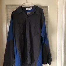 RED KAP MEN'S SHIRTS XL-RG Blue/Grey Long SLEEVE 5 For 25 EUC CLean