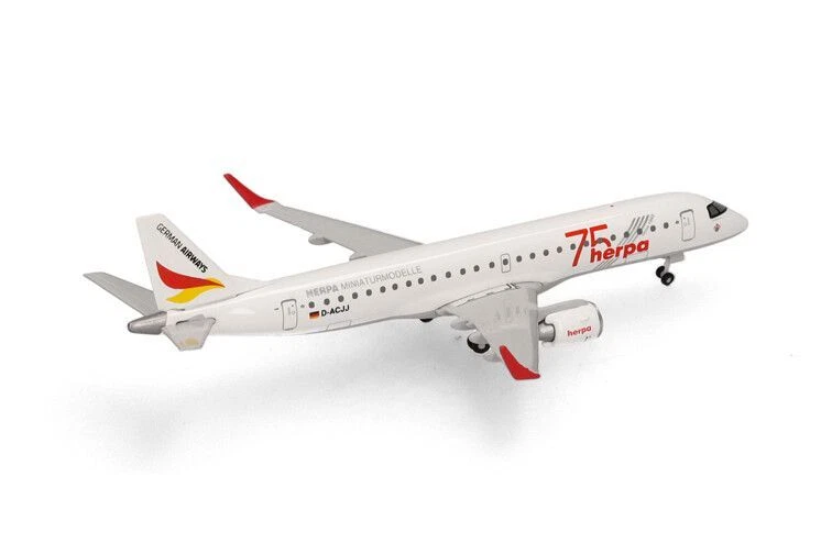 HERPA - EMBRAER E190 German Airways 75 anni HERPA - 1/500 - HER537940 - Immagine 4 di 4
