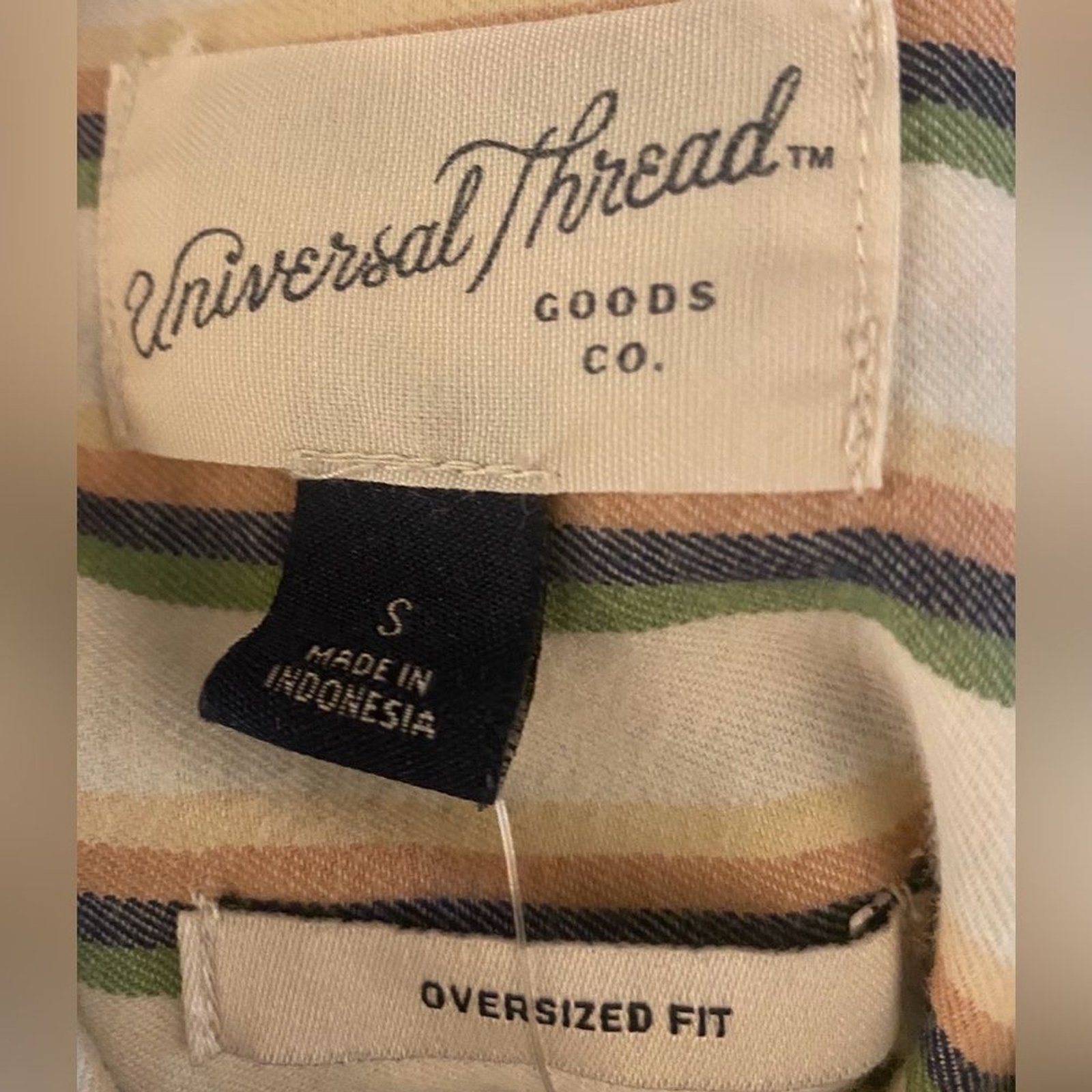 Universal Thread Striped Button Down Men's Shirt … - image 12