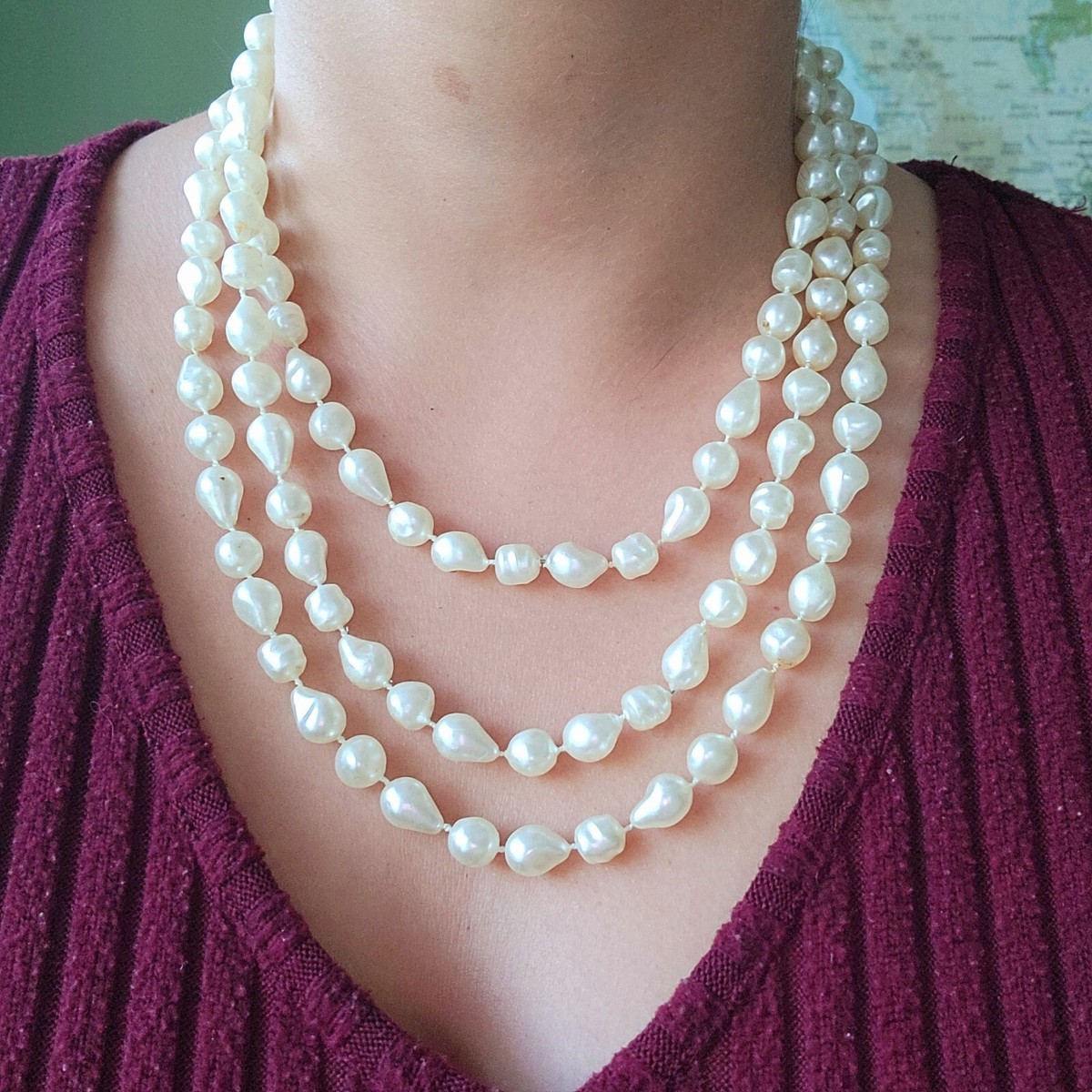 【kindababy】mixed big swa pearl necklace〜ネックレス★21SS SIGNED PJS 14K SOLID GOLD CLASP 5MM CULTURED PEARL SINGLE