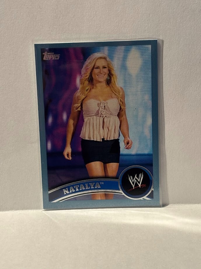 Natalya Neidhart 2011 Topps WWE Blue Card # 6 /2011 WWF Nattie Natalie