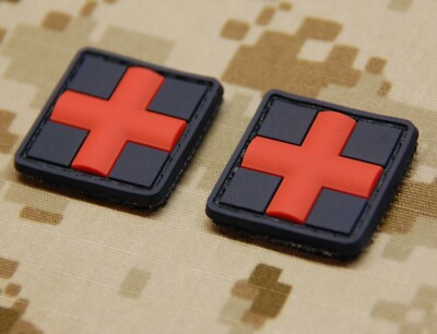IFAK 2 x 3D PVC Medic First Aid Kit Patch Set EMT PJ EMS Paramedic Combat Medic