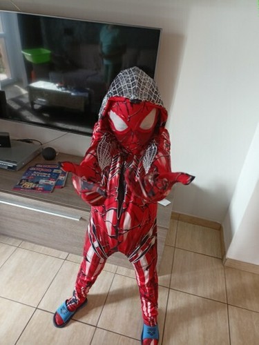 Costume spiderman cosplay avengers taille disponible de 100 à 150 cm deguisement - Photo 8 sur 9