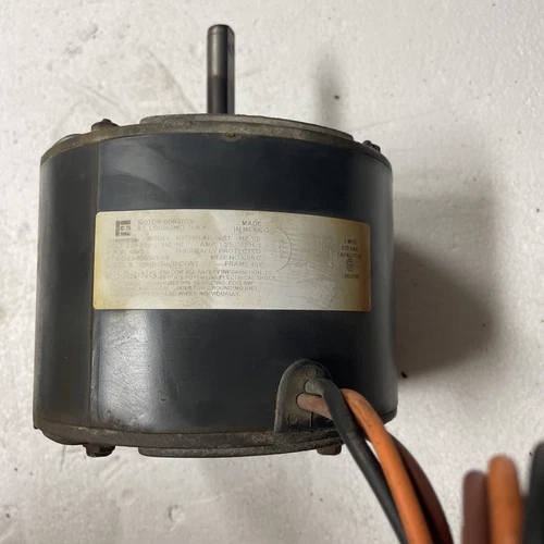 Emerson Motor K55HXLAK-9881  HP 1/6 RPM 1075 51-100989-09 208-230 V  used
