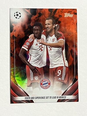 Harry Kane Bavarian Bromance 2023-24 Topps UEFA Club Competitions Inferno #28