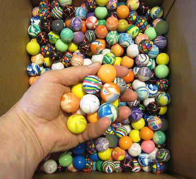 18 NEW SUPER HIGH BOUNCE BALLS 27MM 1'' HI BOUNCY SUPERBALL PARTY FAVORS CAT TOY