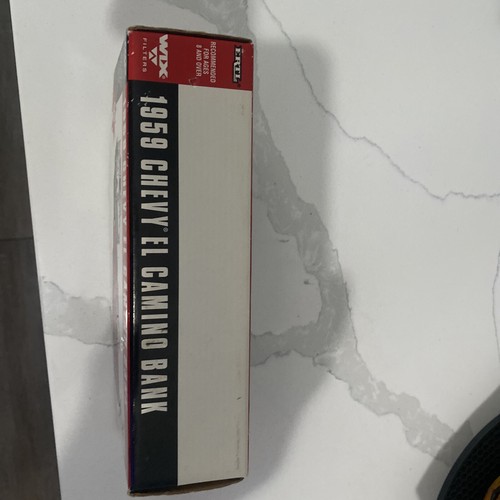 Ertl Wix Filters Limited Edition 1959 Chevy El Camino Bank 1:25 Red Diecast Car - Picture 6 of 9
