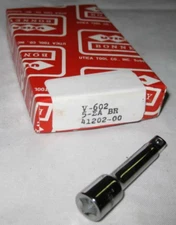 Box of FIVE (5) Bonney 1/4" x 2"  V602 Socket Extensions USA Chrome #T126A
