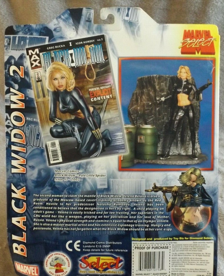 Marvel Select Black Widow 2 Figure Diamond Select New In Box by