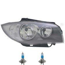 Scheinwerfer rechts Schwarz inkl. OSRAM Premium Lampen für BMW 1er E87