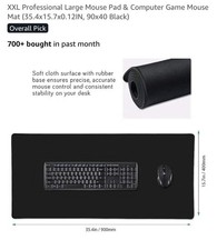 XXL Gaming Mouse Pad 35.5 X 15.75