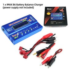 iMAX B6 Balance Ladegerät 80W 6A LCD Balance Ladegerät für LiPo Li-Ion Life NiMH