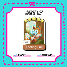 Monopoly Go Stickers 5 Stars Feeling Full  Set17  Ever After  Fast  Cheap